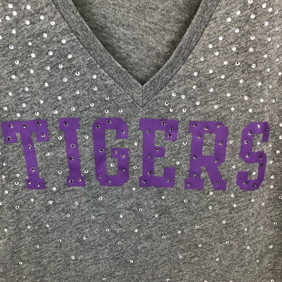 PINK Victoria’s Secret Large Tigers Collegiate V - Picture 2 of 6